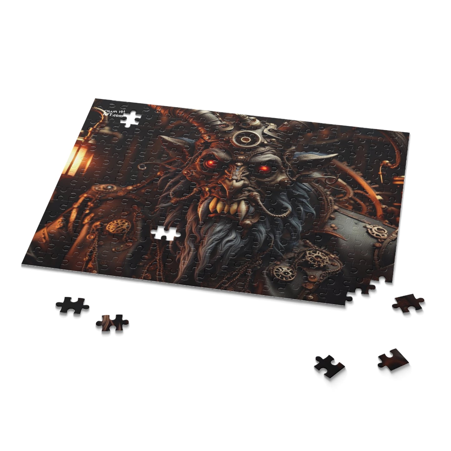 Steampunk Krampus NFT Art Collection Puzzle (120, 252, 500-Piece)