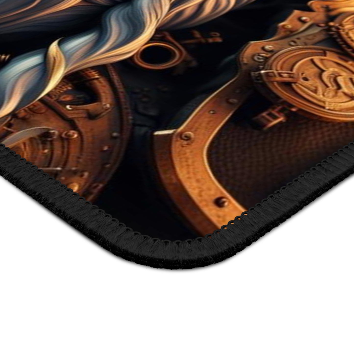 Steampunk Norse God Odin NFT Art Gaming Mouse Pad