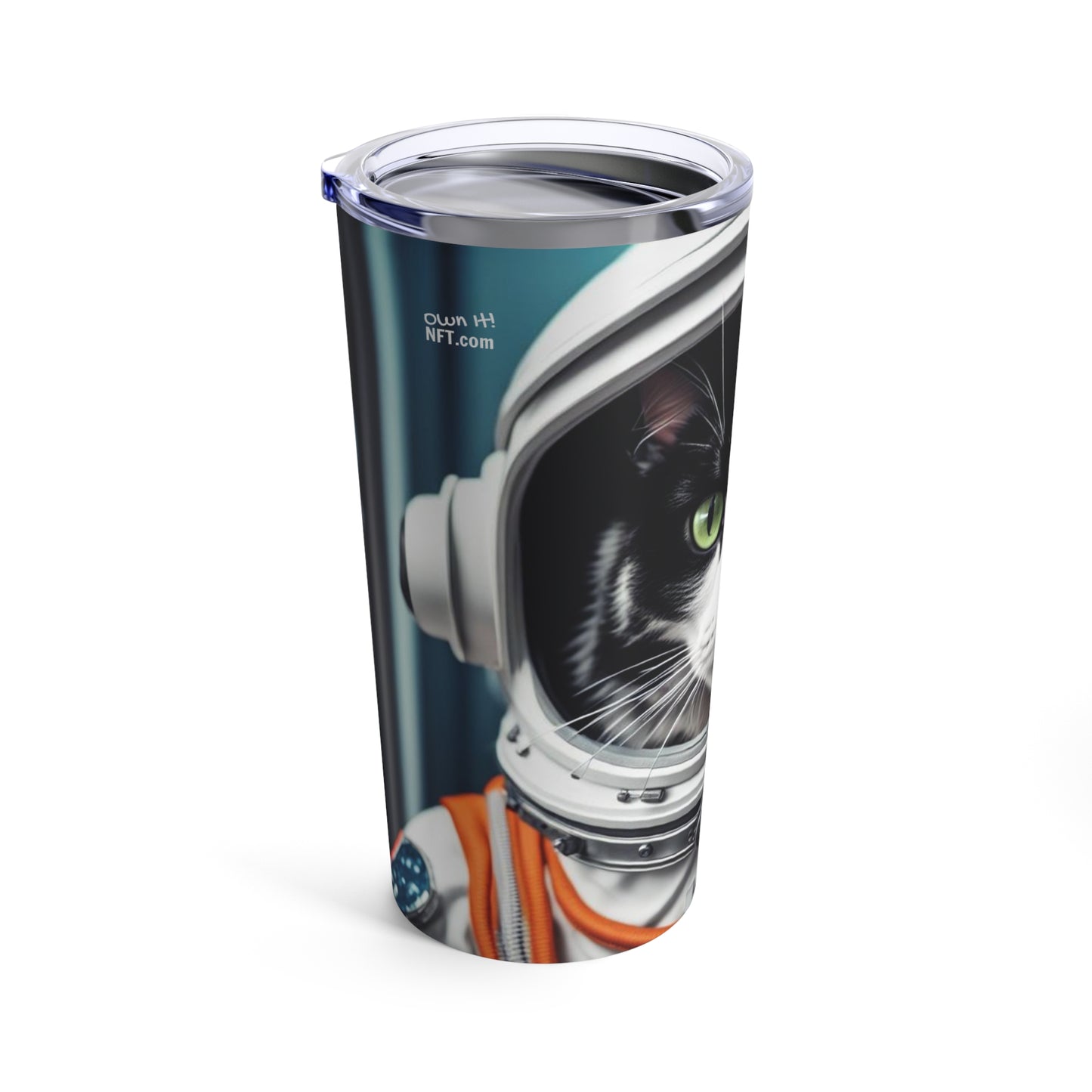 The Astronaut Cat Profession NFT Art Tumbler 20oz