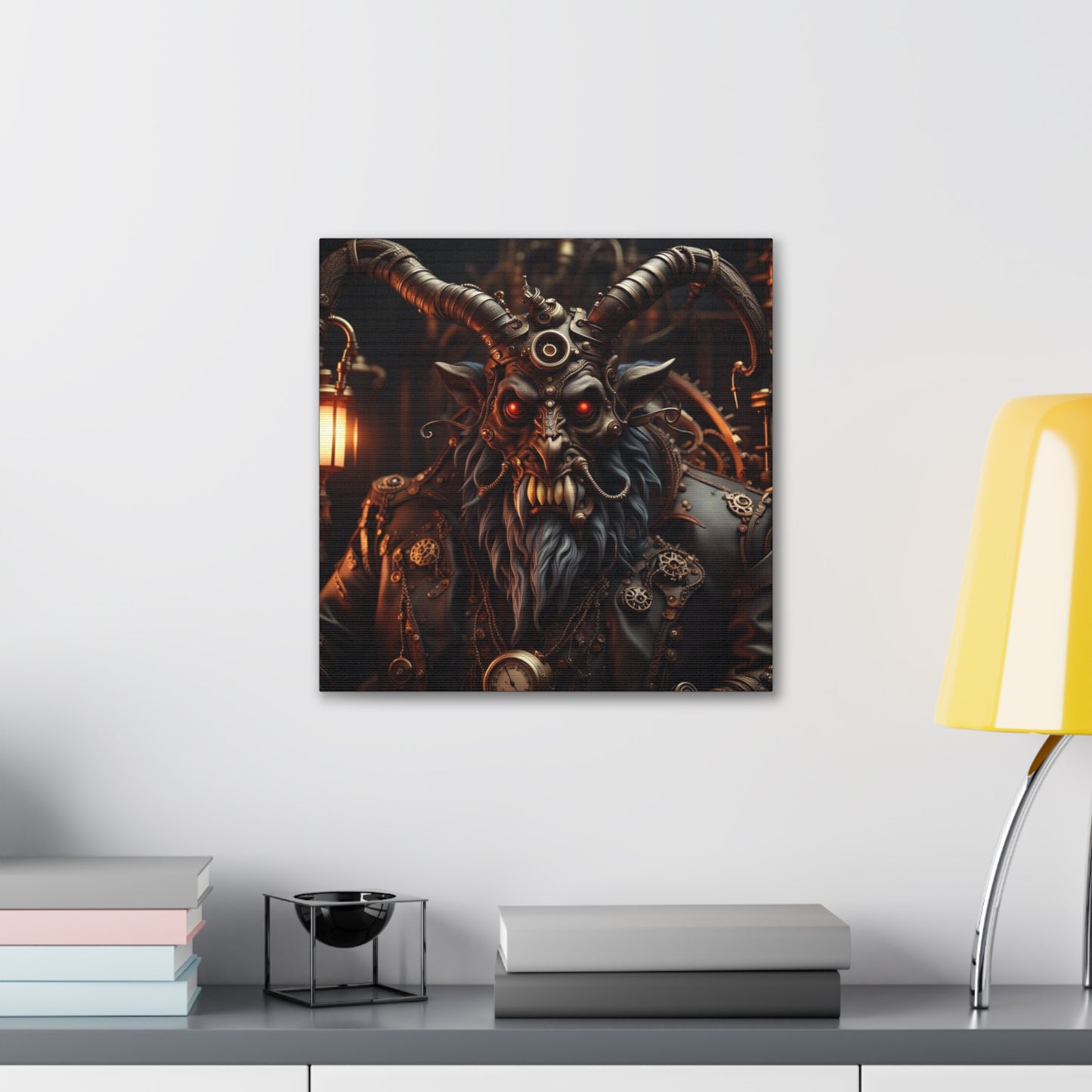 Steampunk Krampus NFT Art Canvas Gallery Wraps