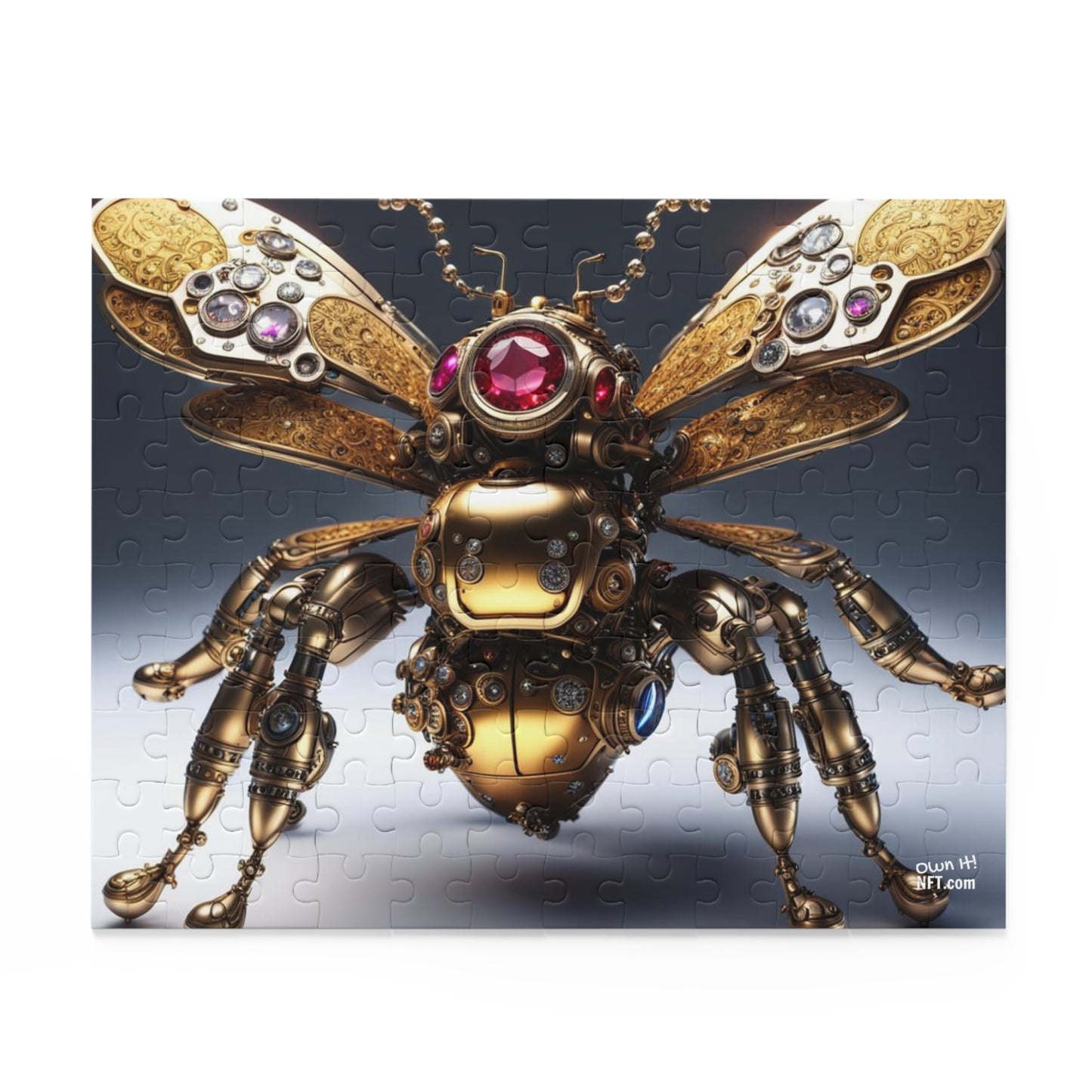 Steampunk Bumblebee NFT Art Collection Puzzle (120, 252, 500-Piece)