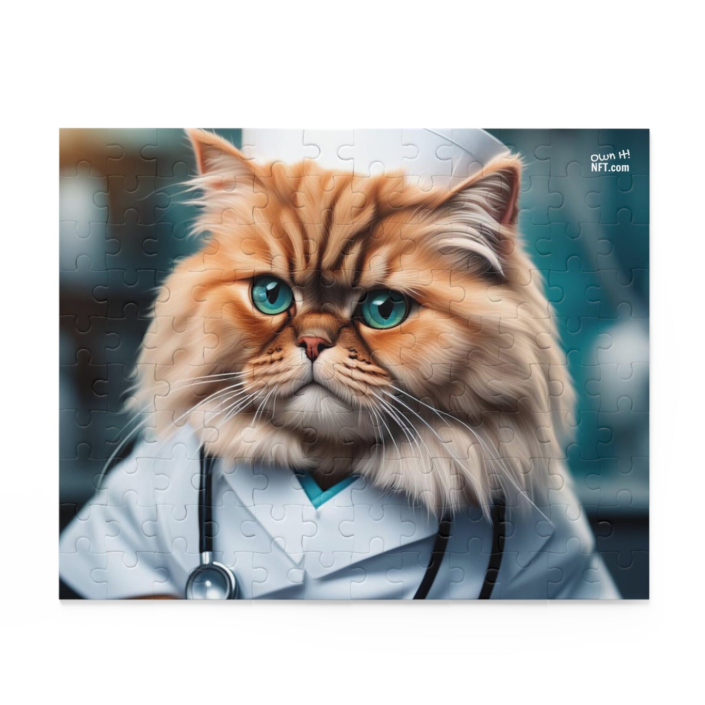 Nurse Cat Profession NFT Art Collection Puzzle (120, 252, 500-Piece)