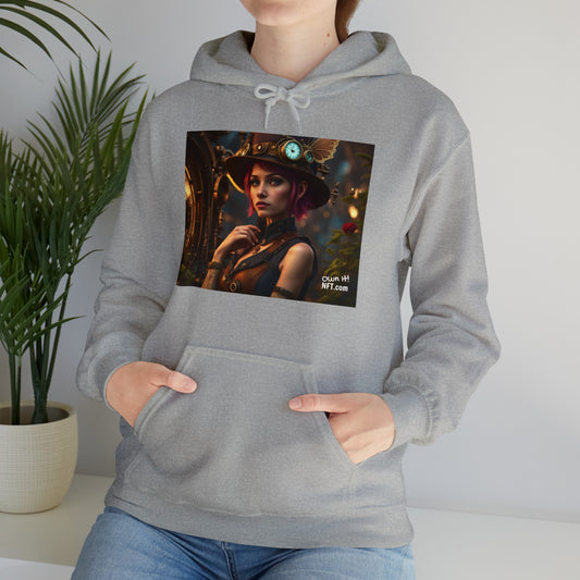 Steampunk Pixie NFT Art Unisex Heavy Blend™ Hooded Sweatshirt