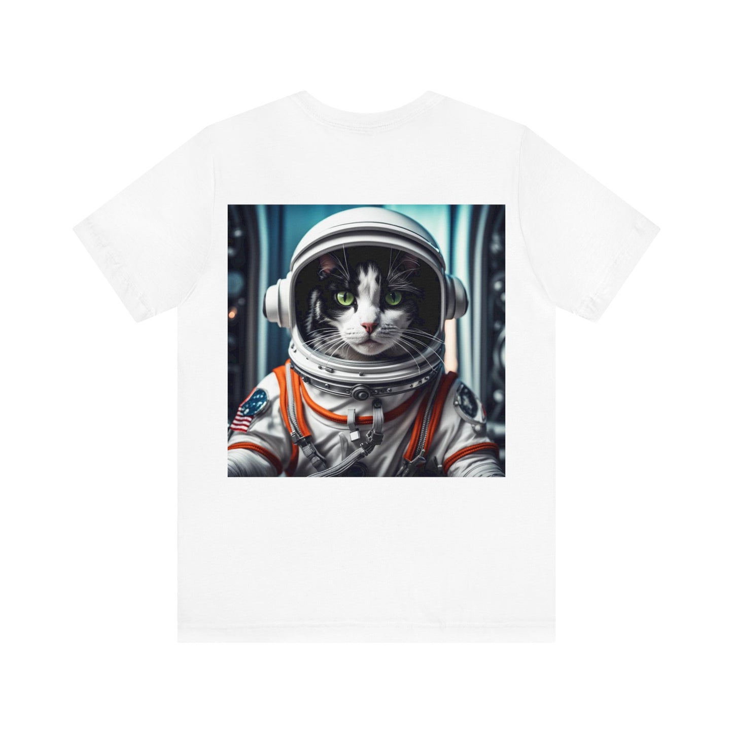 Astronaut Cat Profession NFT Art Unisex Jersey Short Sleeve Tee