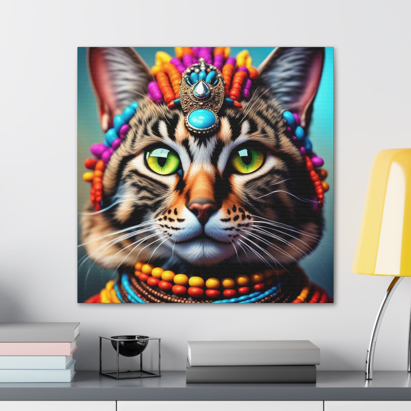 The India Princess Cat Profession NFT Art Canvas Gallery Wraps