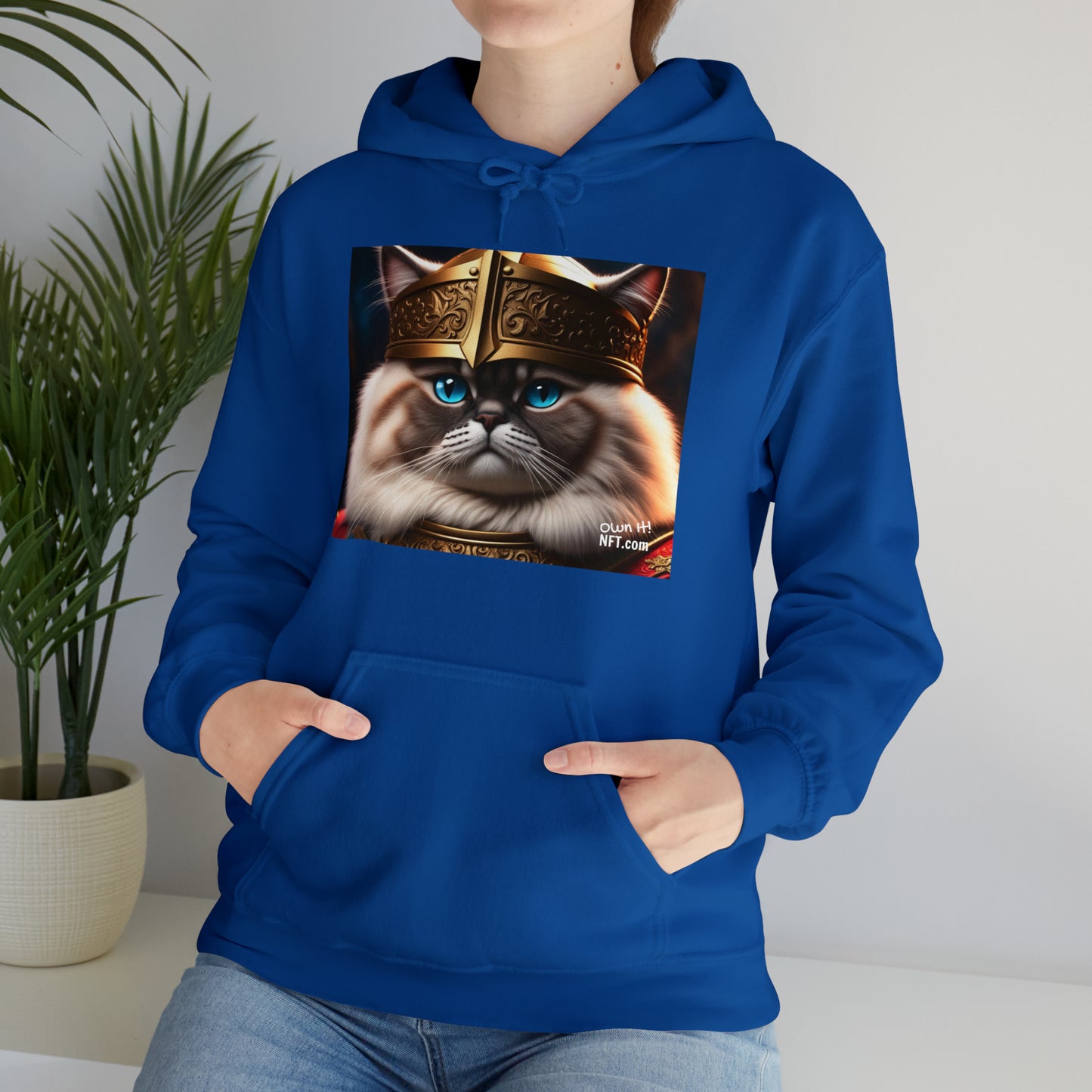 The King of the Cats Profession NFT Art Unisex Heavy Blend™ Hooded Sweatshirt