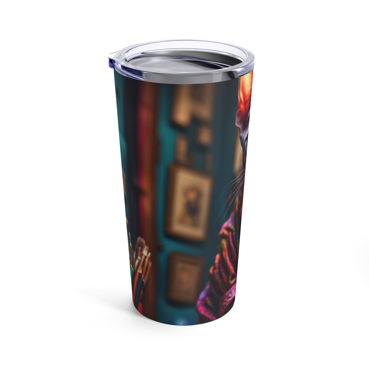 The Artist Cat Profession NFT Art Tumbler 20oz