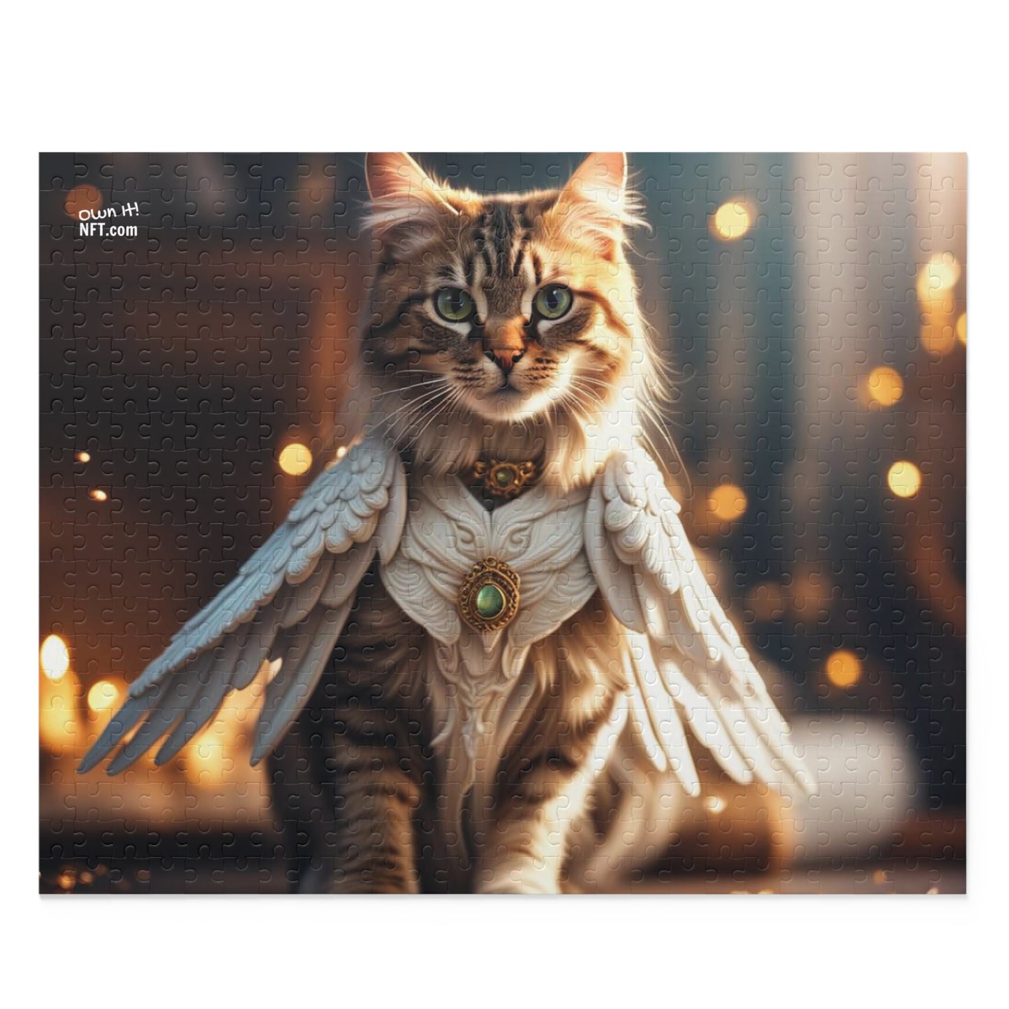 Angel of Nine Lives Cat Profession NFT Art Collection Puzzle (120, 252, 500-Piece)