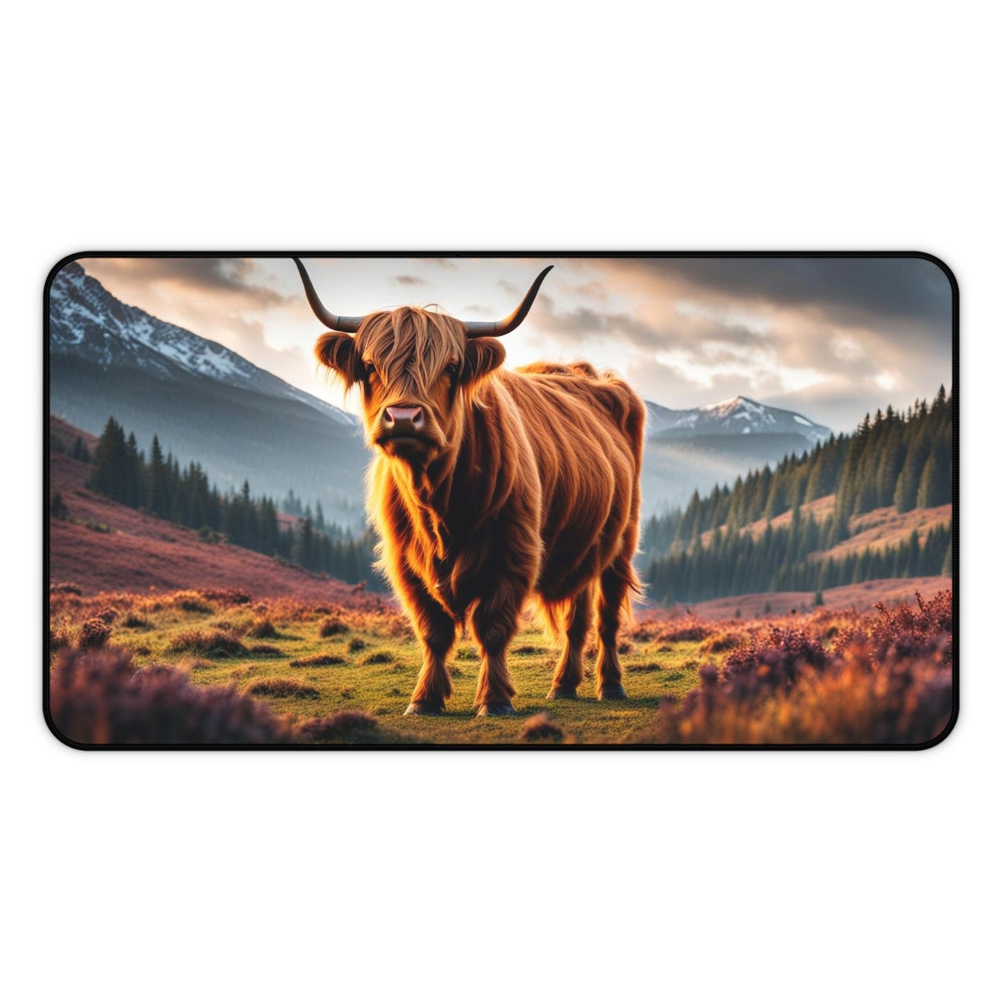 Highland Cow Desk Mat