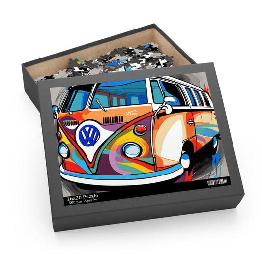 The VW Bus Everything Else Art Collection Puzzle (120, 252, 500-Piece)