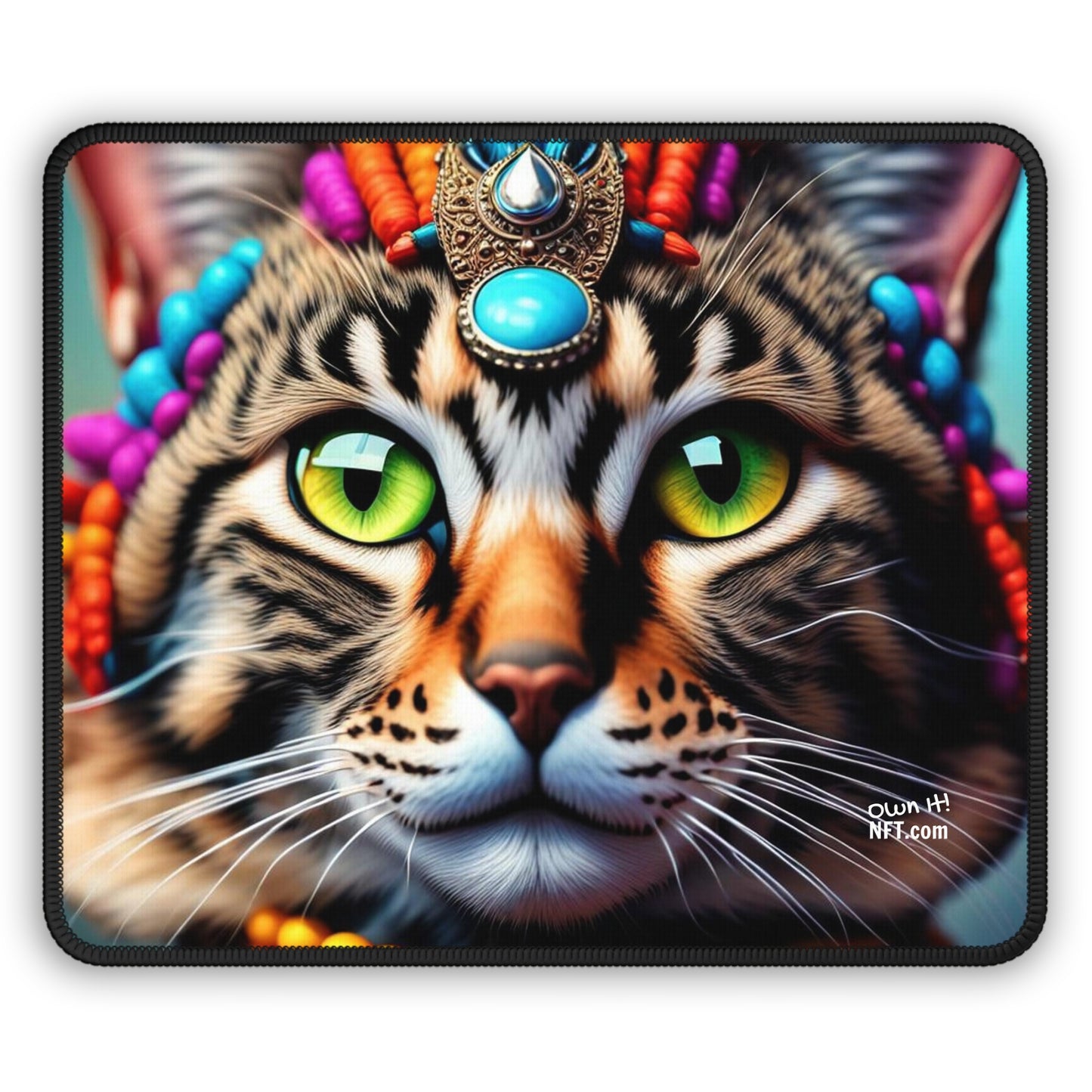 The India Princess Cat Profession NFT Art Gaming Mouse Pad