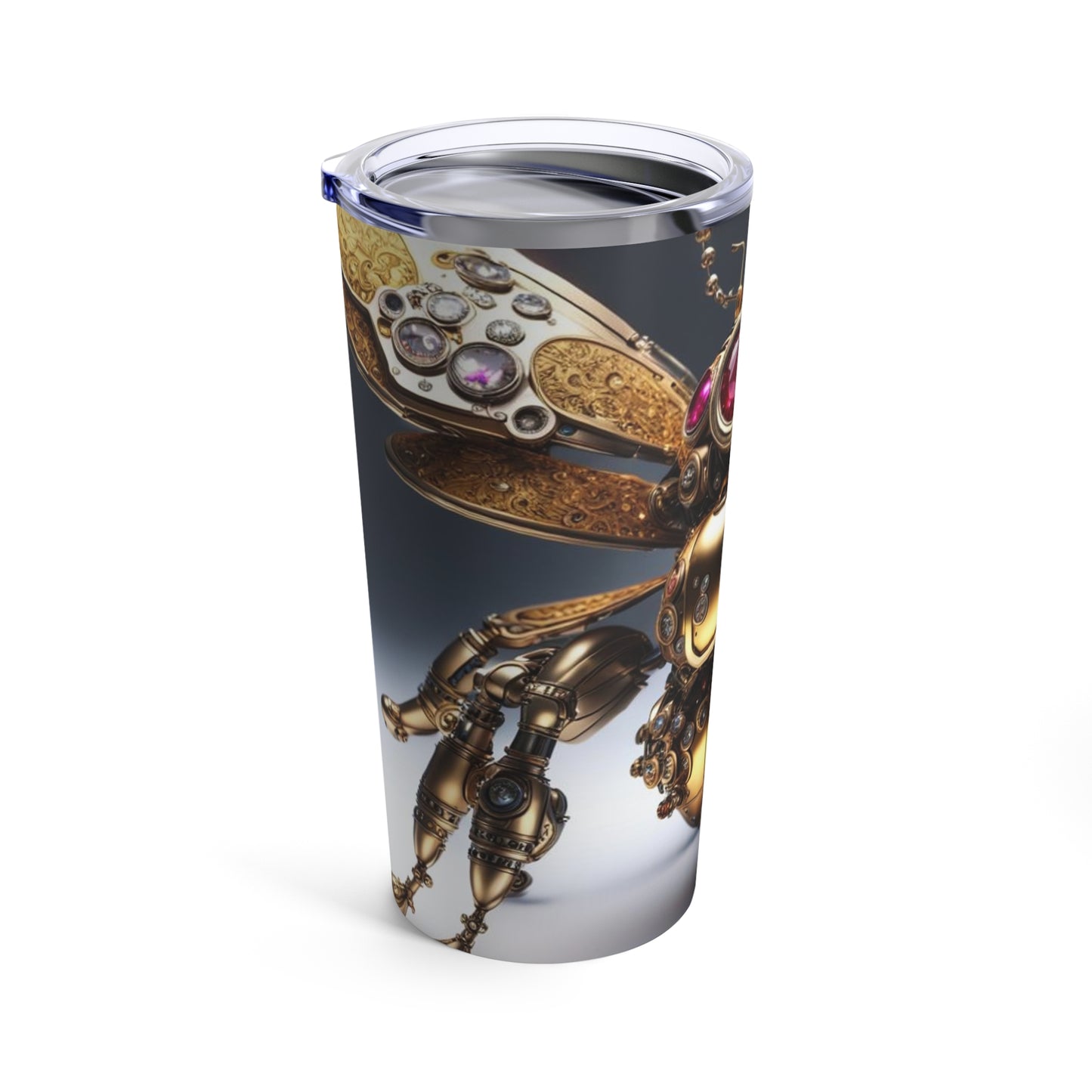 Steampunk Bumblebee NFT Art Tumbler 20oz