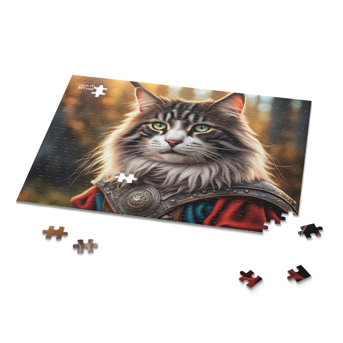 Viking Cat Profession NFT Art Collection Puzzle (120, 252, 500-Piece)