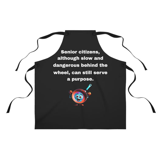 Novelty Gag Gift "Serve a Purpose" Apron from the In the Know Collection