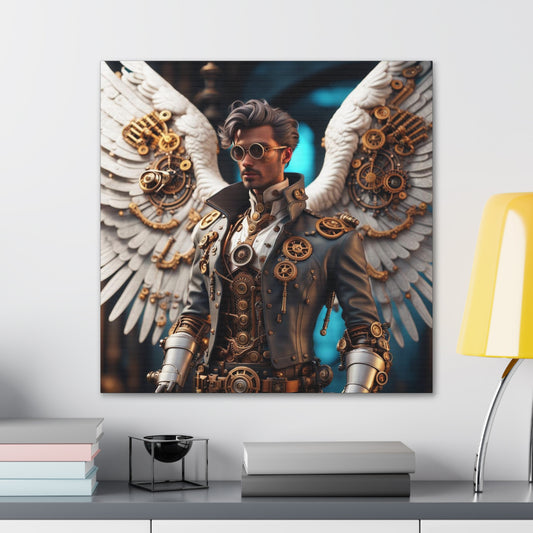 Steampunk Angel NFT Art Canvas Gallery Wraps