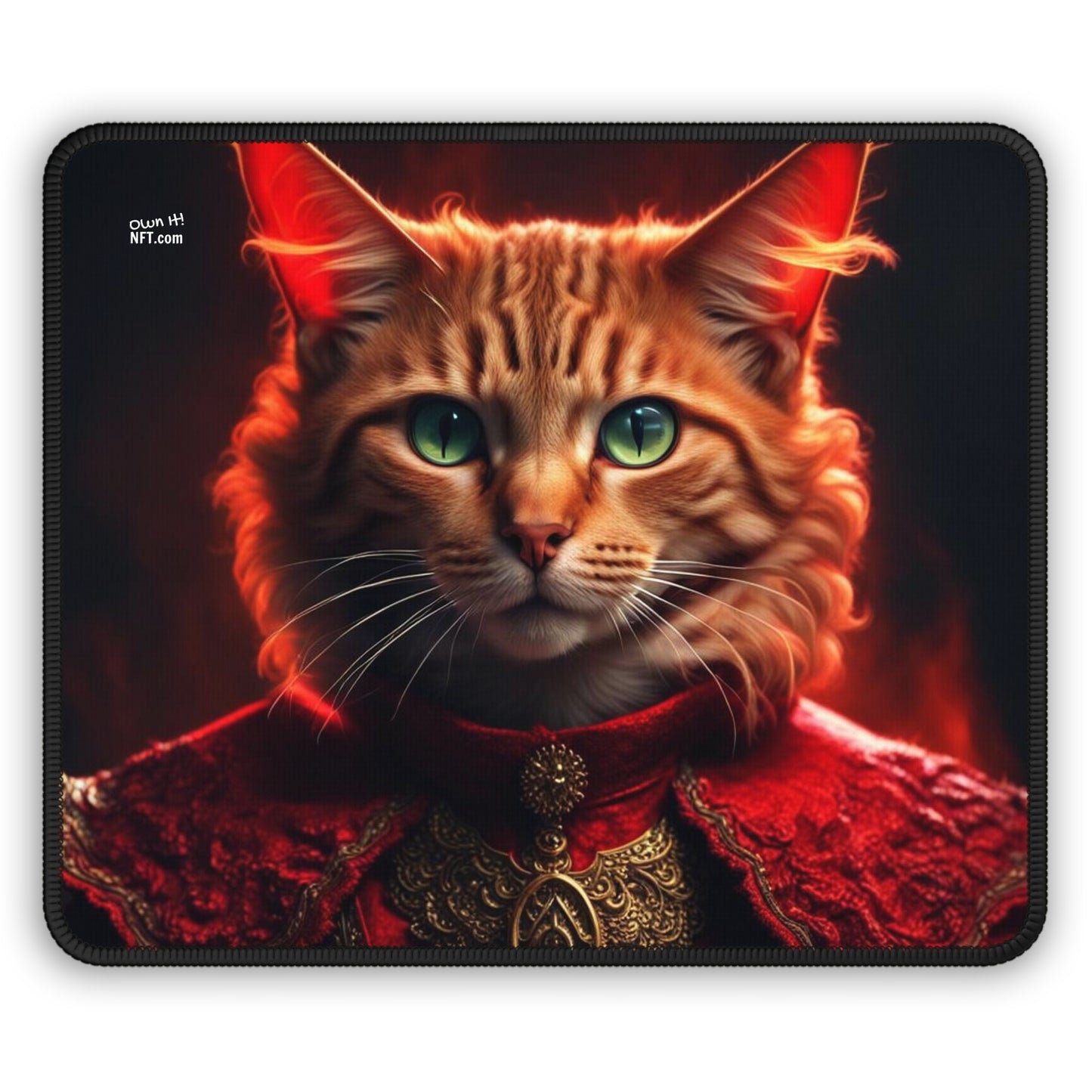 The Witch Cat Profession NFT Art Gaming Mouse Pad