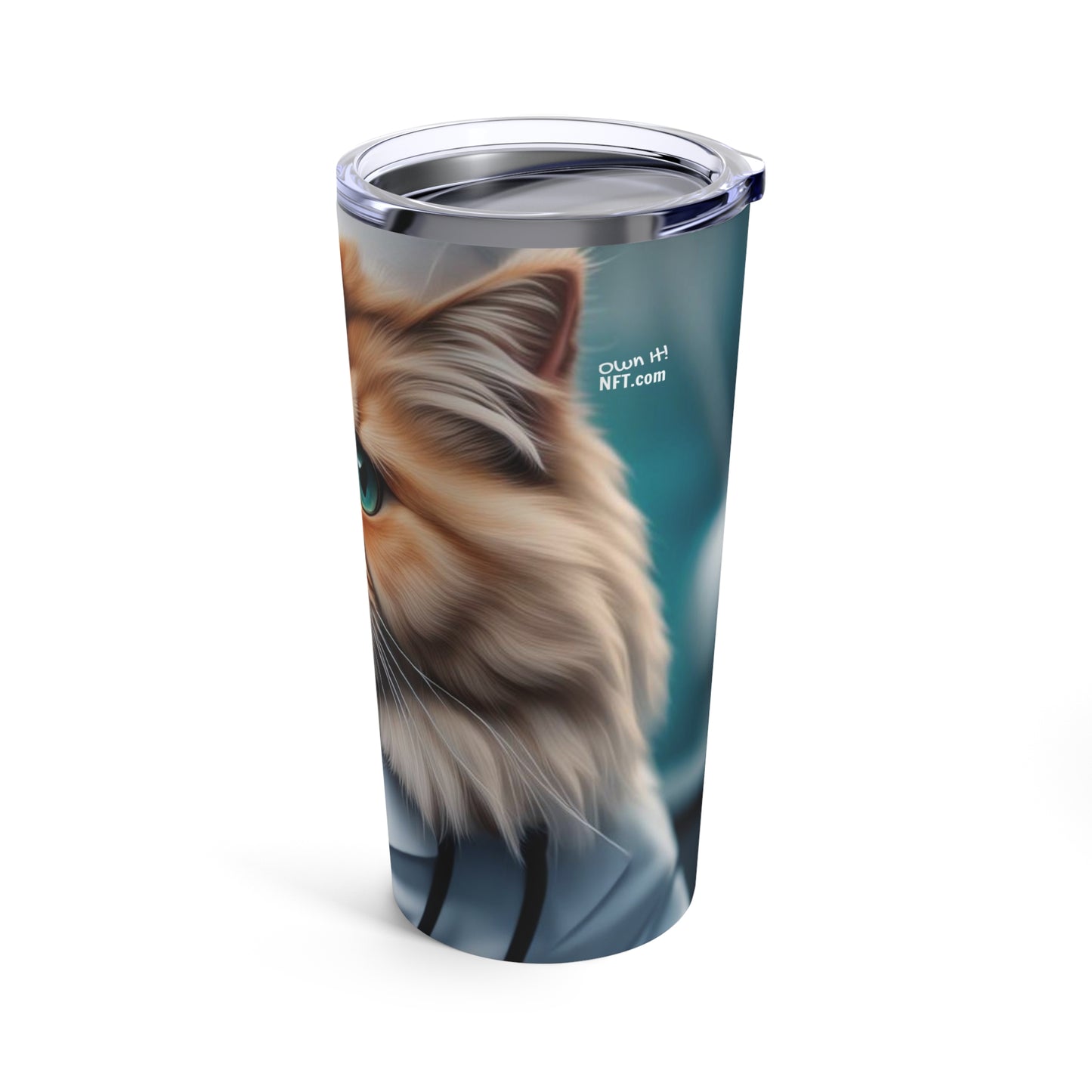 The Nurse Cat Profession NFT Art Tumbler 20oz