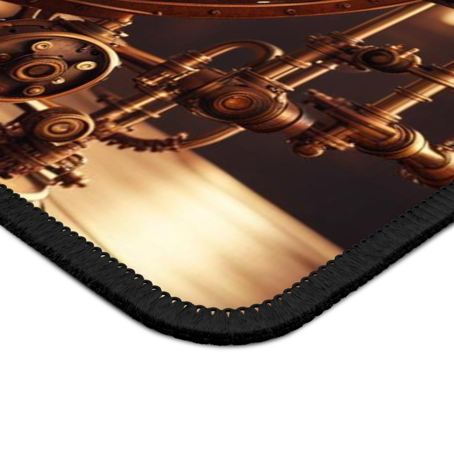 Steampunk World Globe NFT Art Gaming Mouse Pad