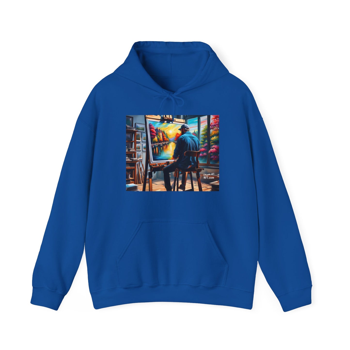 Fan Inspired Arthur The Artist NFT Art Unisex Heavy Blend™ Hooded Sweatshirt