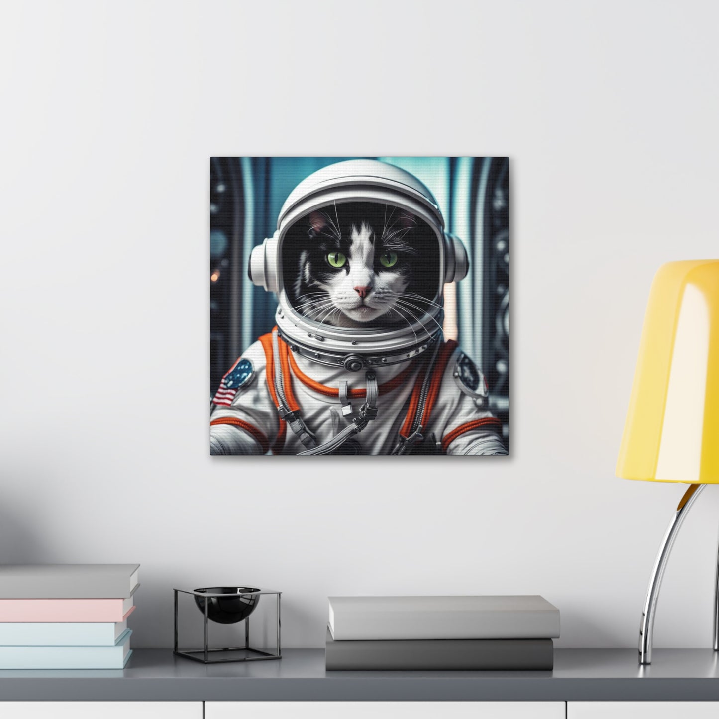 The Astronaut Cat Profession NFT Art Canvas Gallery Wraps