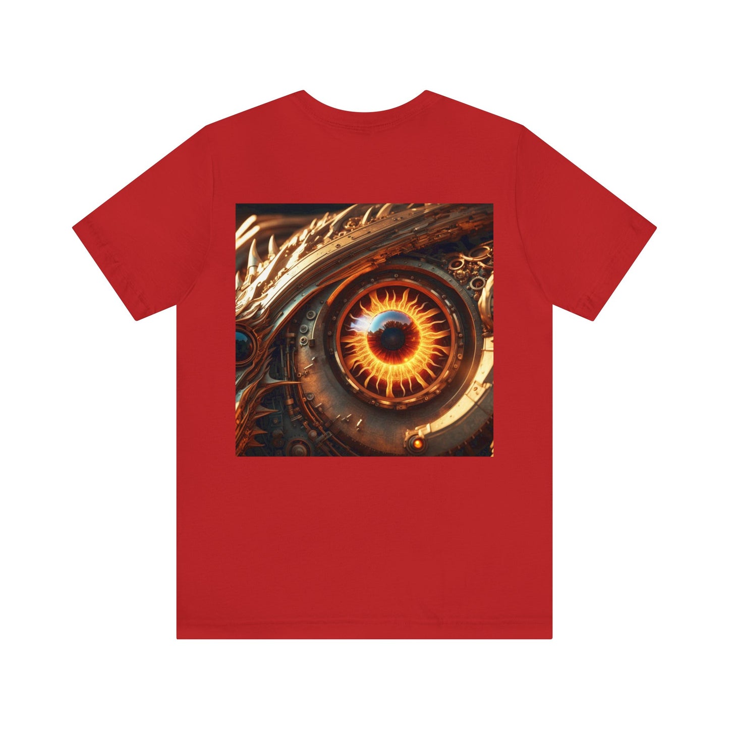 Steampunk Dragon's Eye NFT Unisex Jersey Short Sleeve Tee T-Shirt