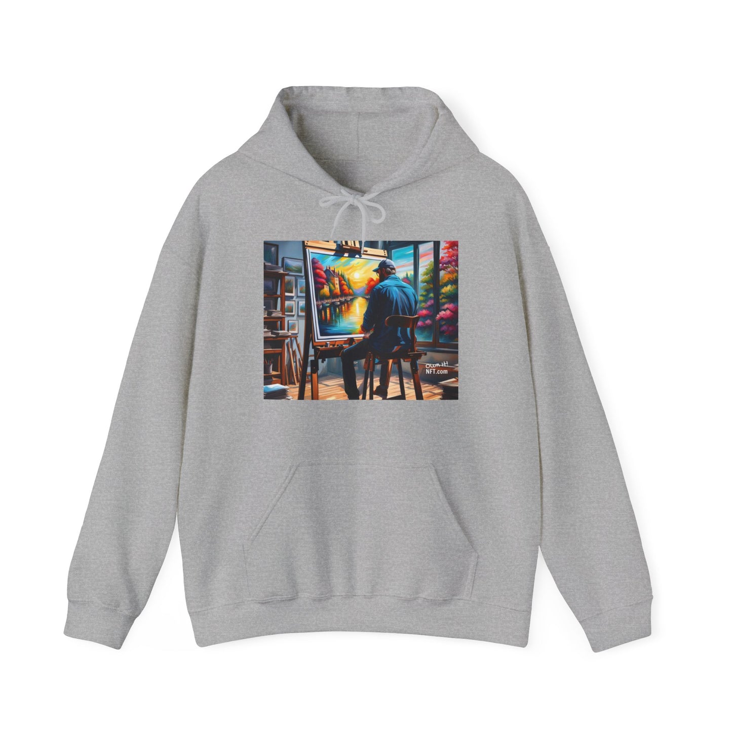 Fan Inspired Arthur The Artist NFT Art Unisex Heavy Blend™ Hooded Sweatshirt