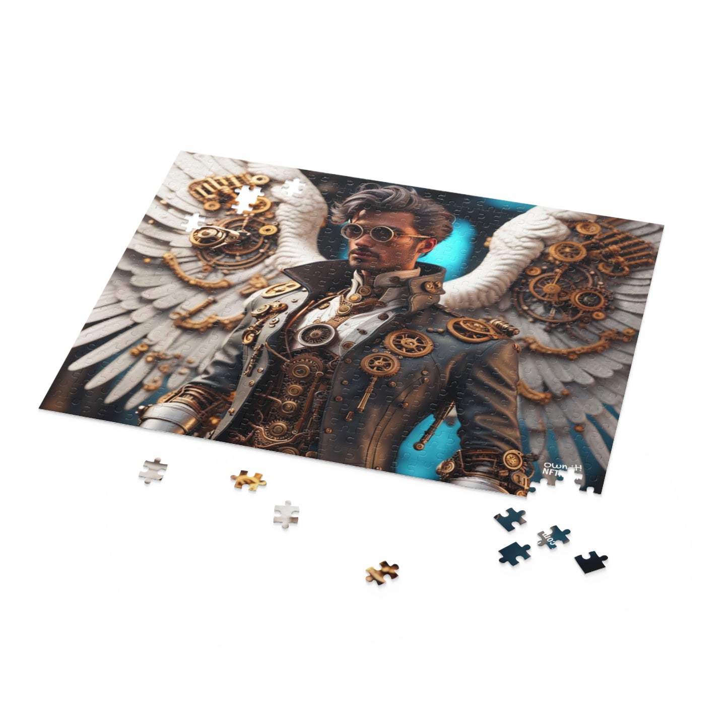 Steampunk Angel NFT Art Collection Puzzle (120, 252, 500-Piece)