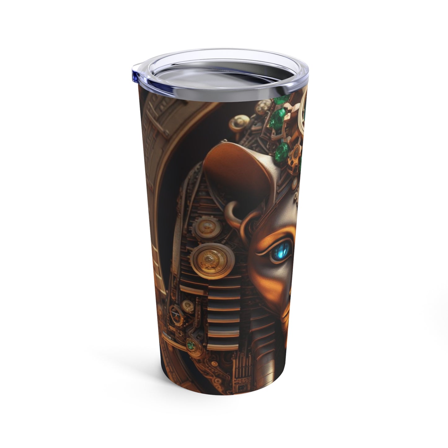 Steampunk Lioness NFT Art Tumbler 20oz