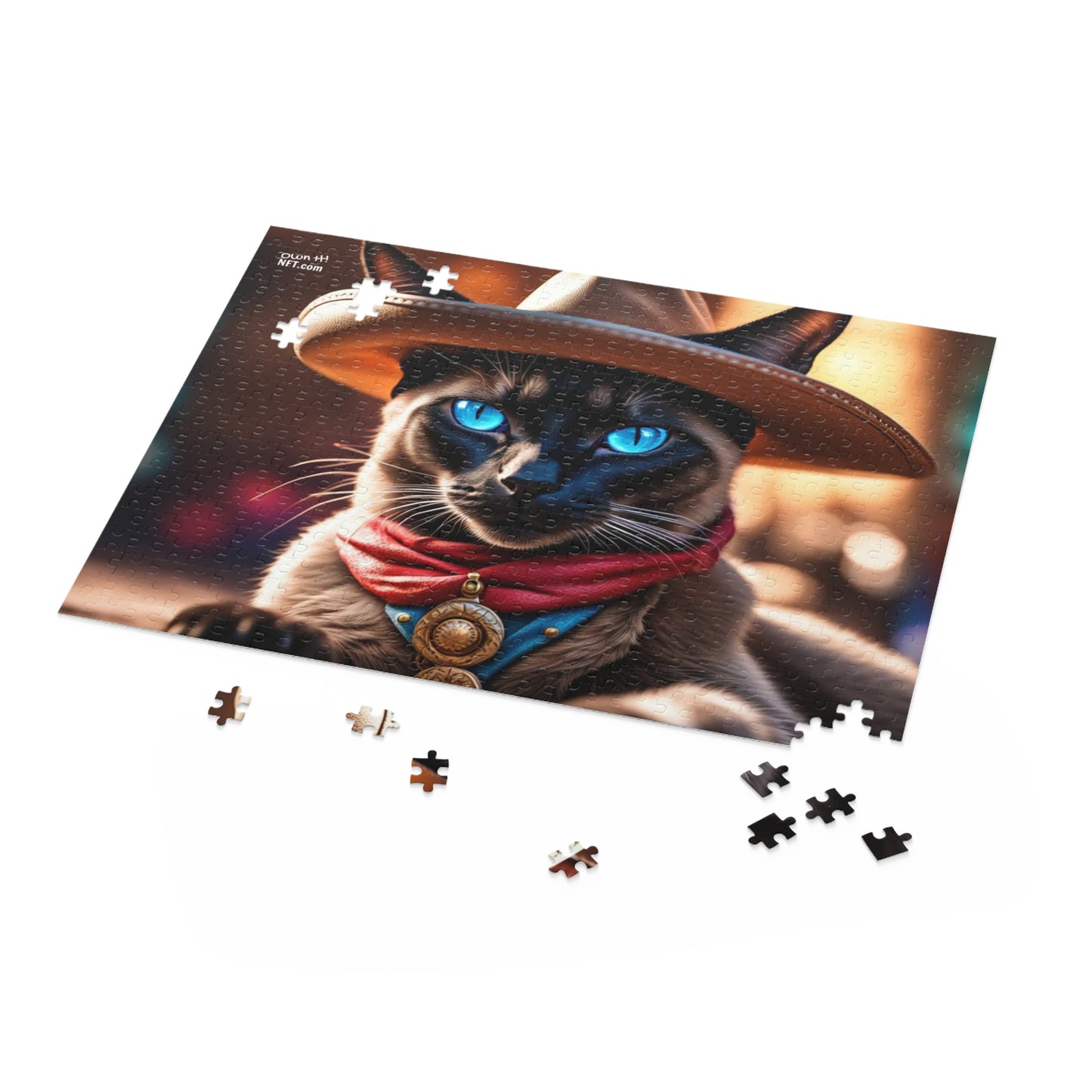 Cowboy Cat Profession NFT Art Collection Puzzle (120, 252, 500-Piece)