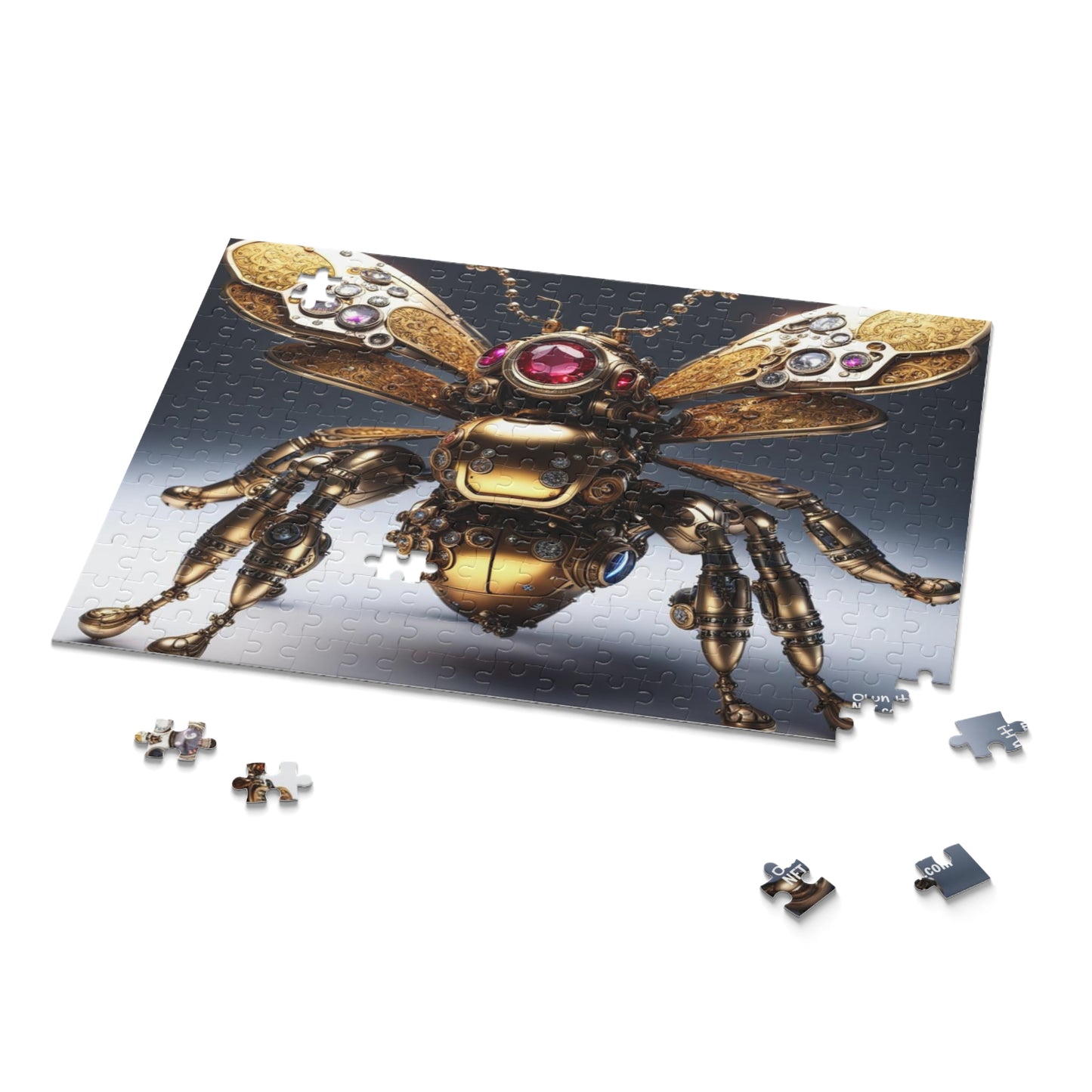 Steampunk Bumblebee NFT Art Collection Puzzle (120, 252, 500-Piece)