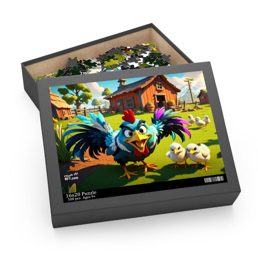 The Chicken Coop Everything Else Art Collection Puzzle (120, 252, 500-Piece)