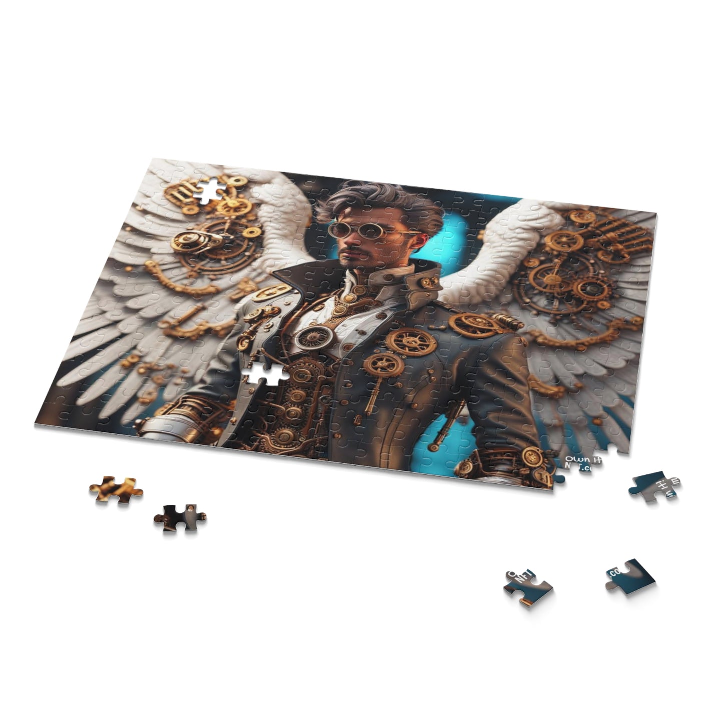 Steampunk Angel NFT Art Collection Puzzle (120, 252, 500-Piece)