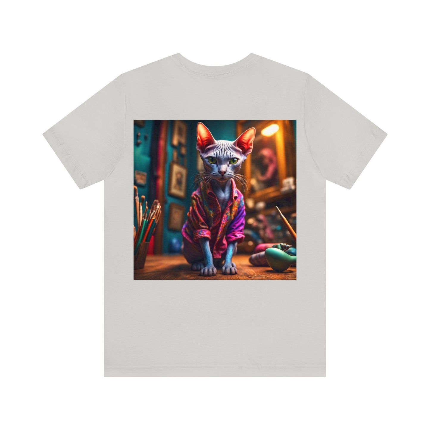 Artist Cat Profession NFT Art Unisex Jersey Short Sleeve Tee