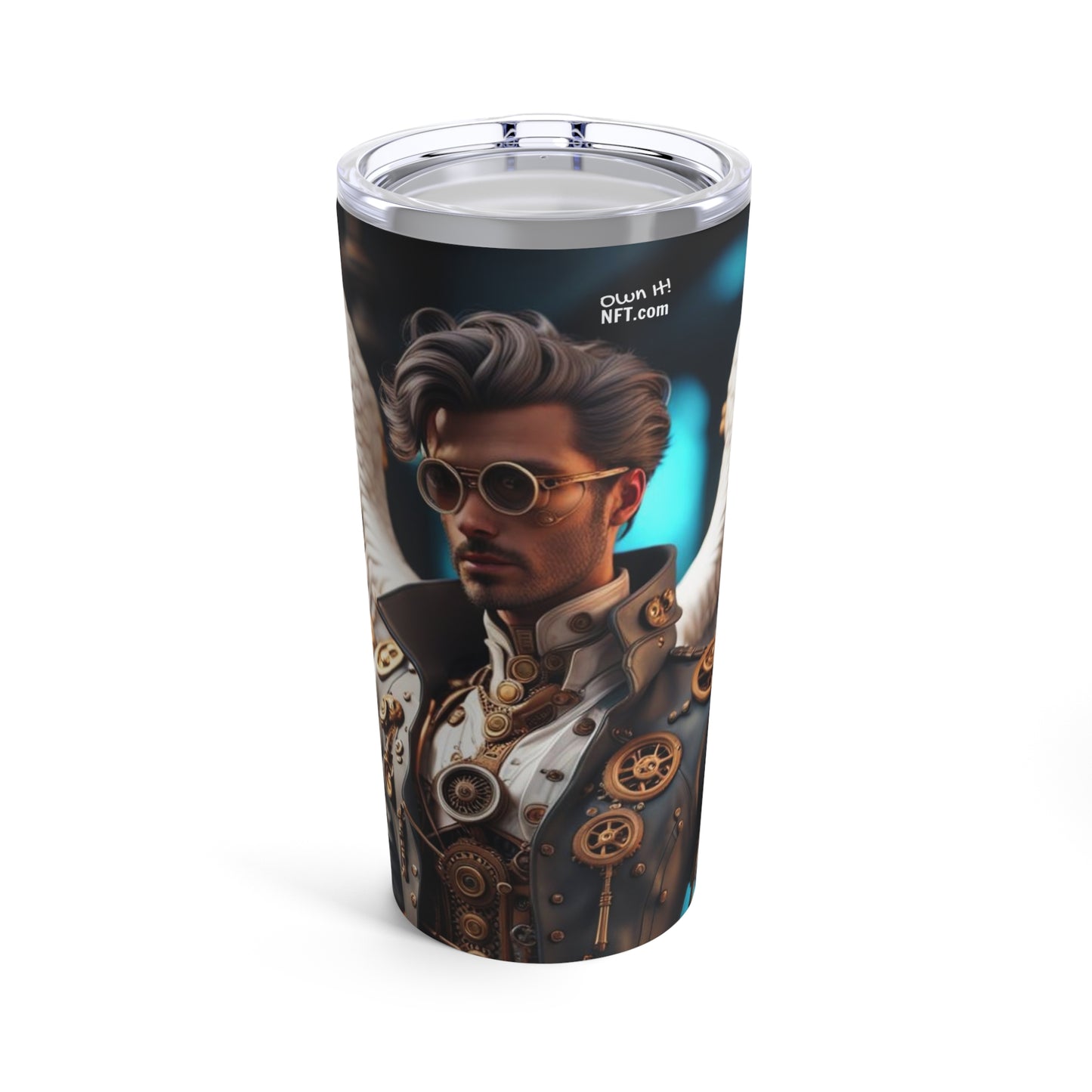 Steampunk Angel NFT Art Tumbler 20oz