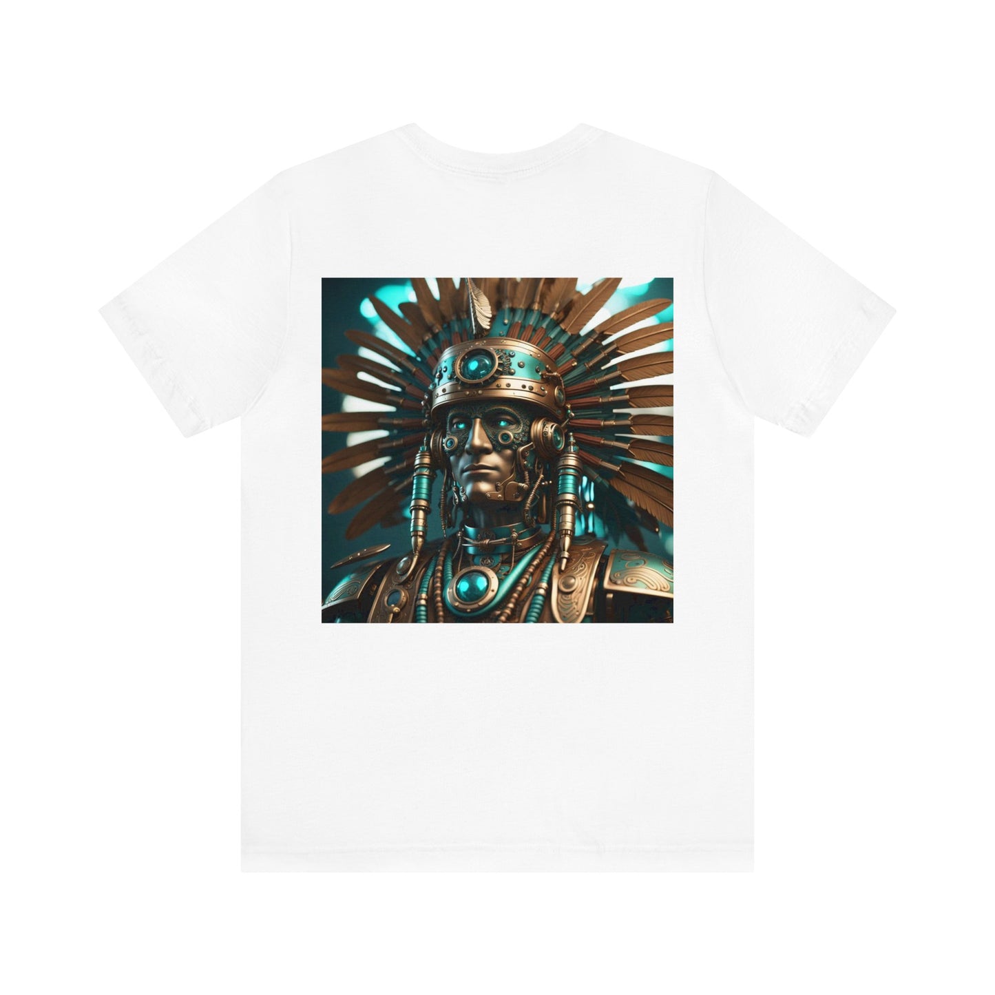 Steampunk American Indian Chief NFT Unisex Jersey Short Sleeve Tee T-Shirt