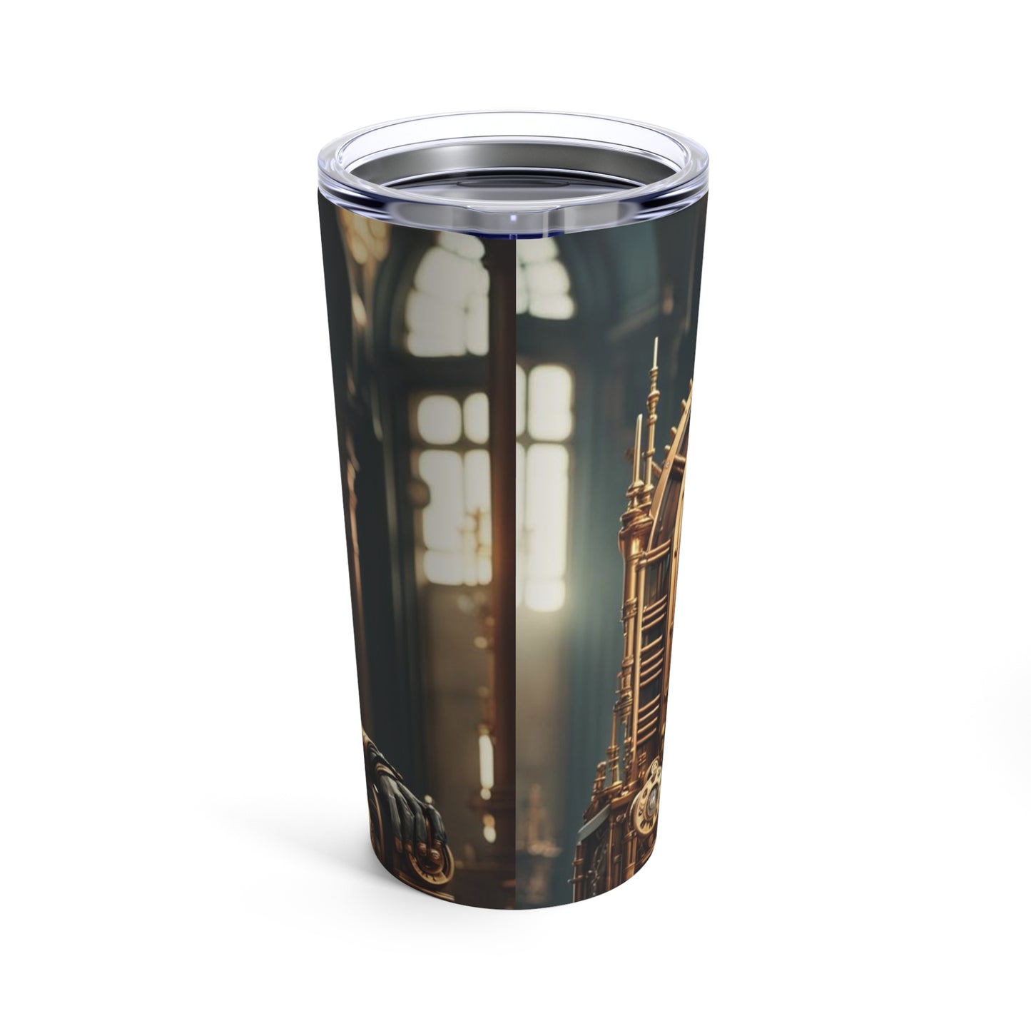 Steampunk Egyptian God Anubis NFT Art Tumbler 20oz