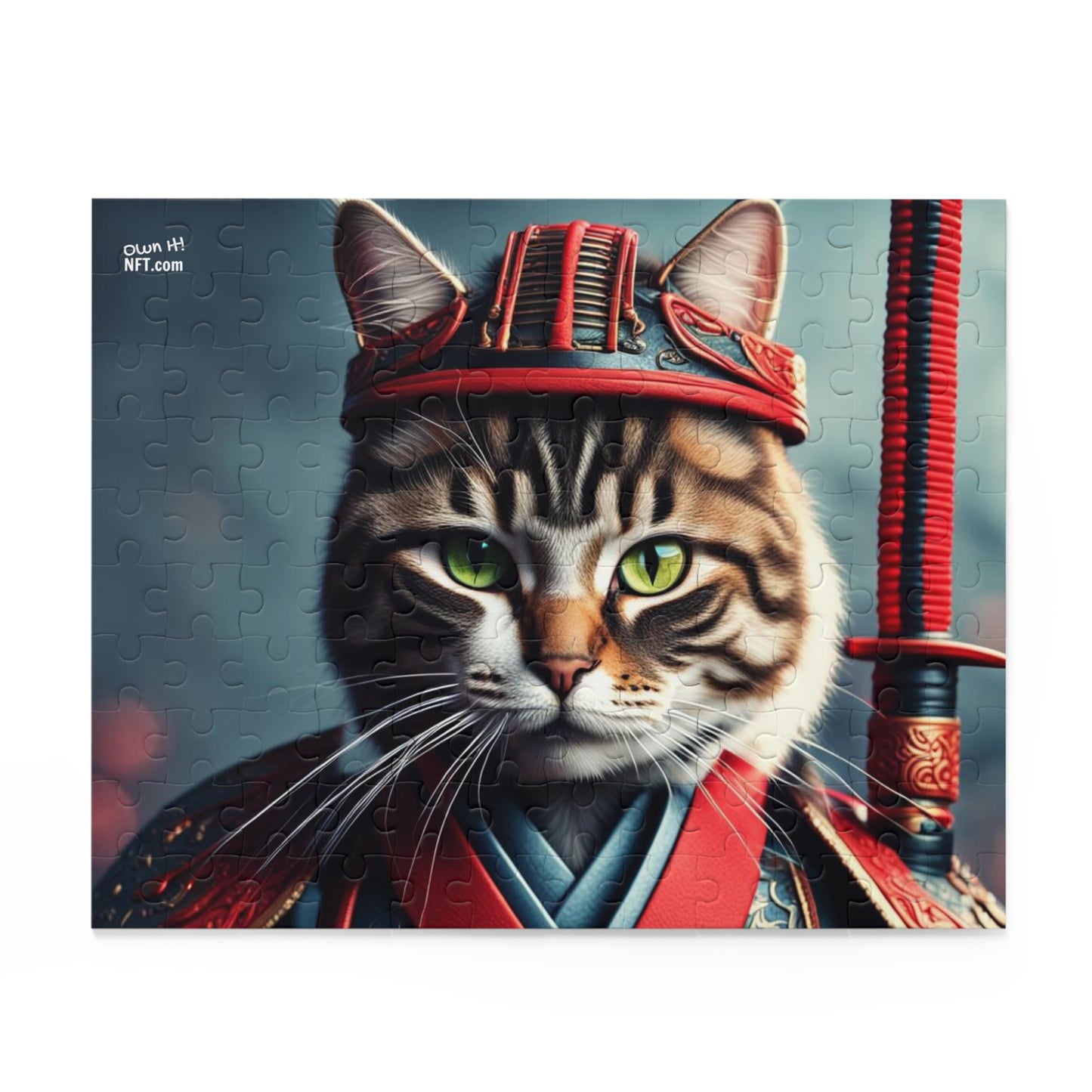 Samurai Cat Profession NFT Art Collection Puzzle (120, 252, 500-Piece)