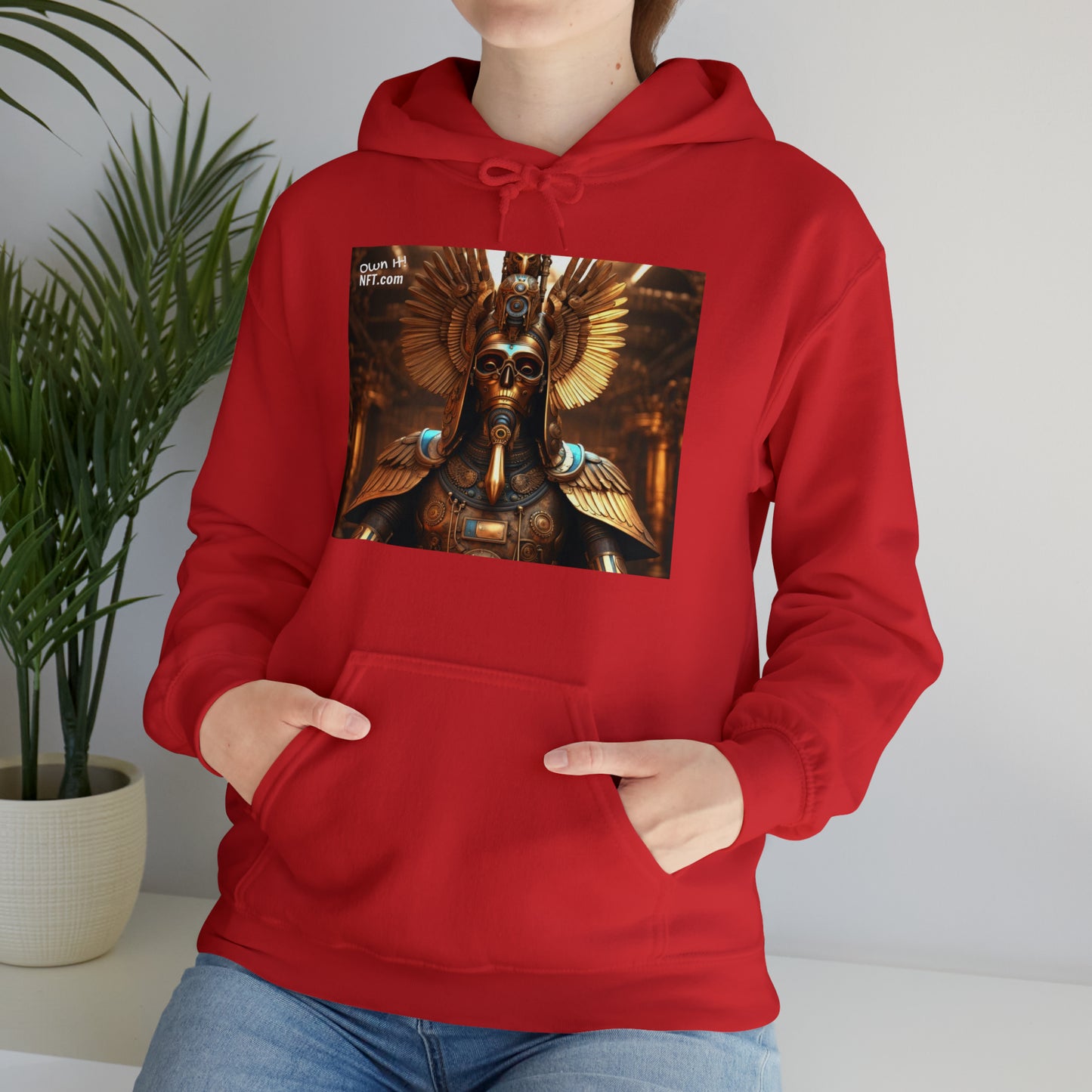 Steampunk Afterlife NFT Art Unisex Heavy Blend™ Hooded Sweatshirt