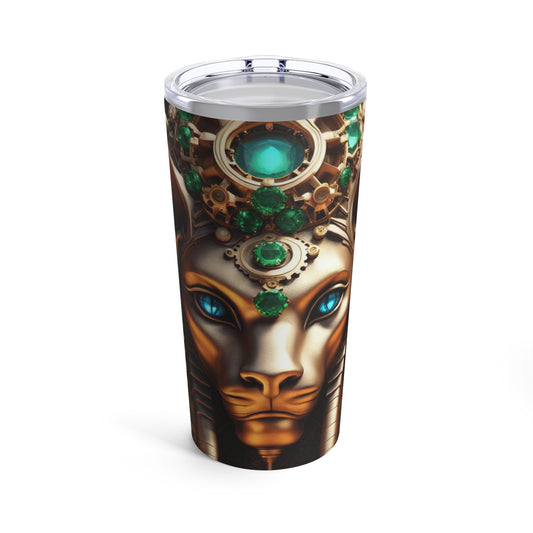 Steampunk Lioness NFT Art Tumbler 20oz