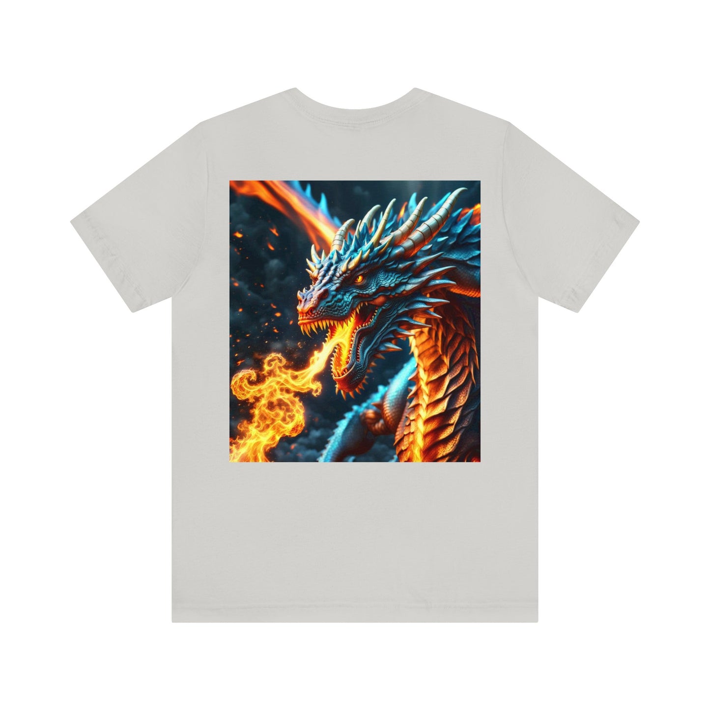 Fan Inspired Fire-Breathing Dragon NFT Unisex Jersey Short Sleeve Tee T-Shirt