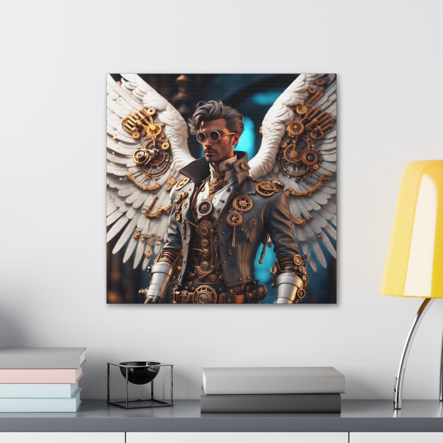 Steampunk Angel NFT Art Canvas Gallery Wraps