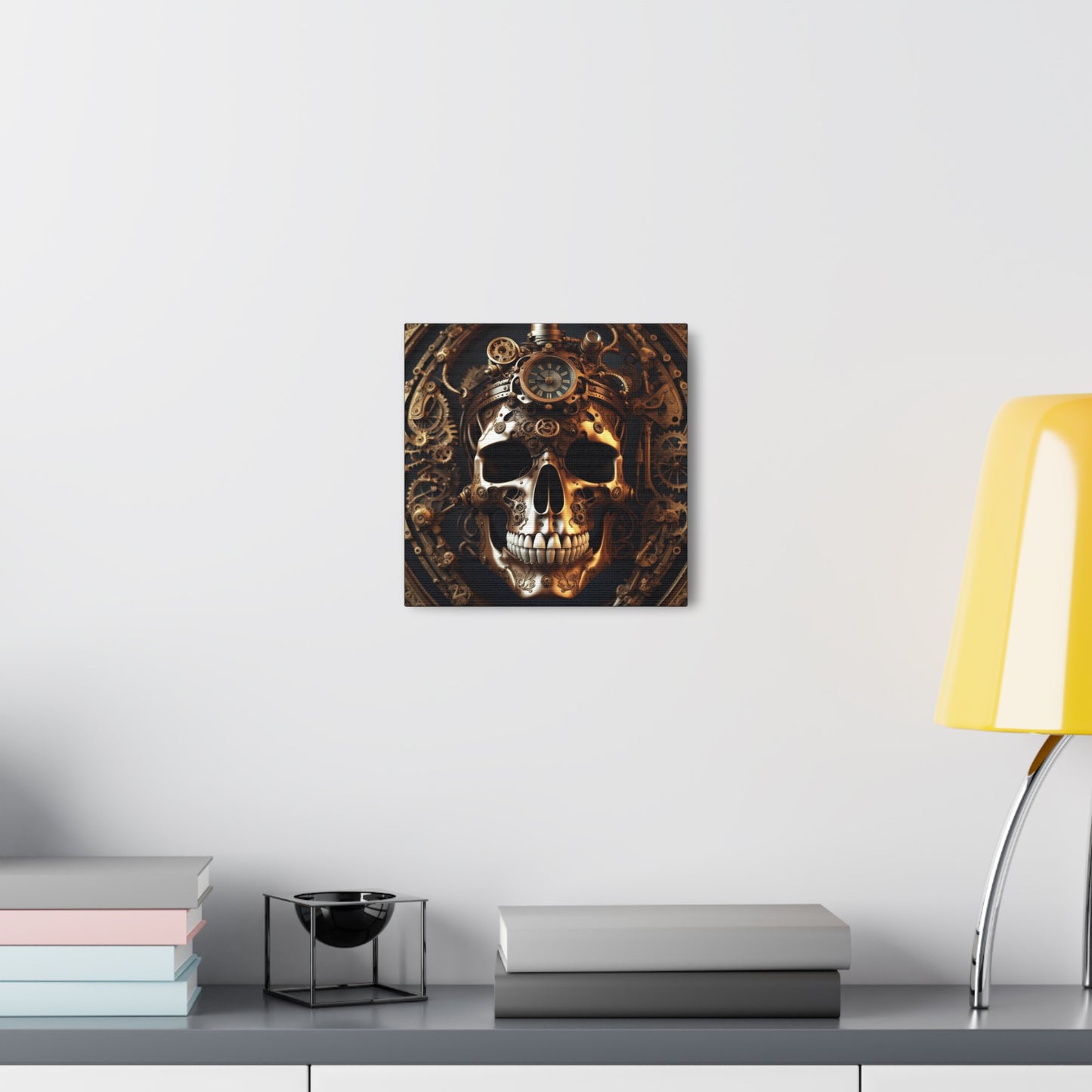 Steampunk Skull NFT Art Canvas Gallery Wraps