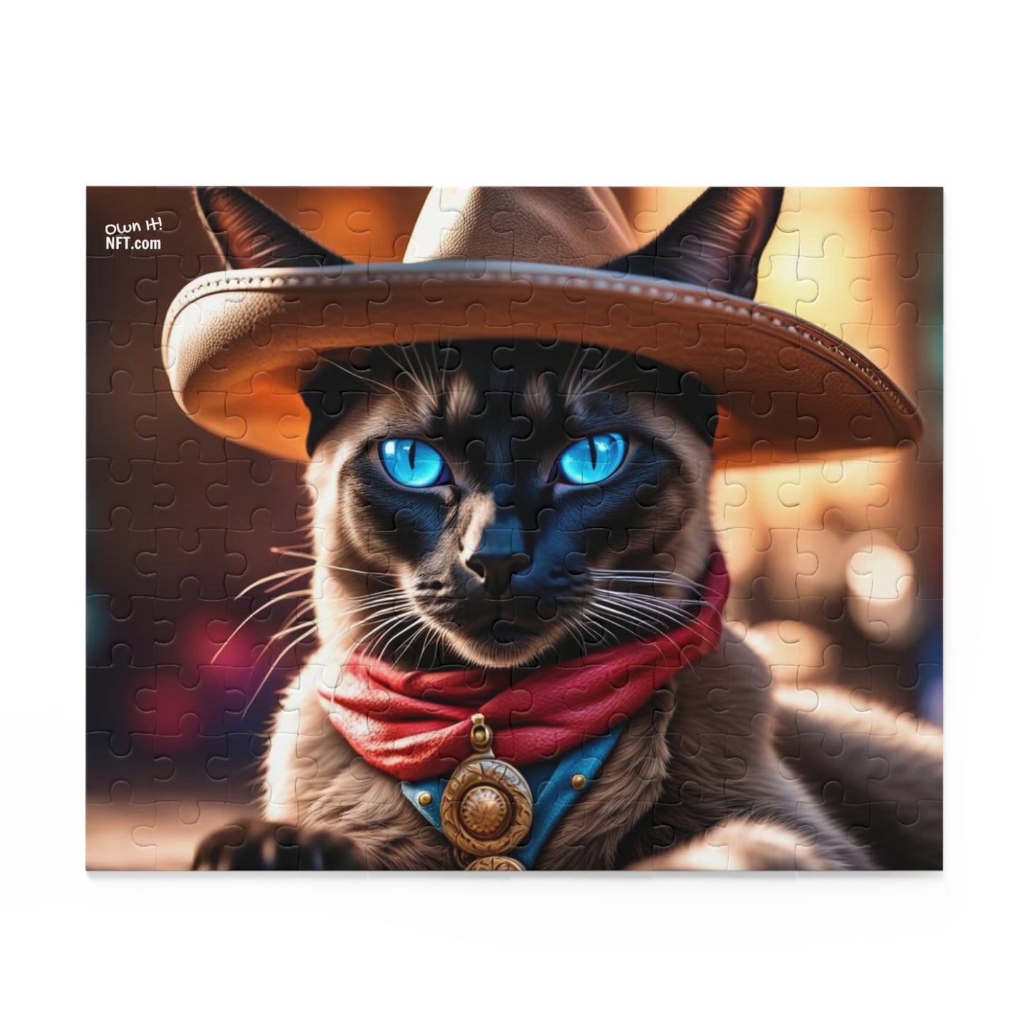 Cowboy Cat Profession NFT Art Collection Puzzle (120, 252, 500-Piece)