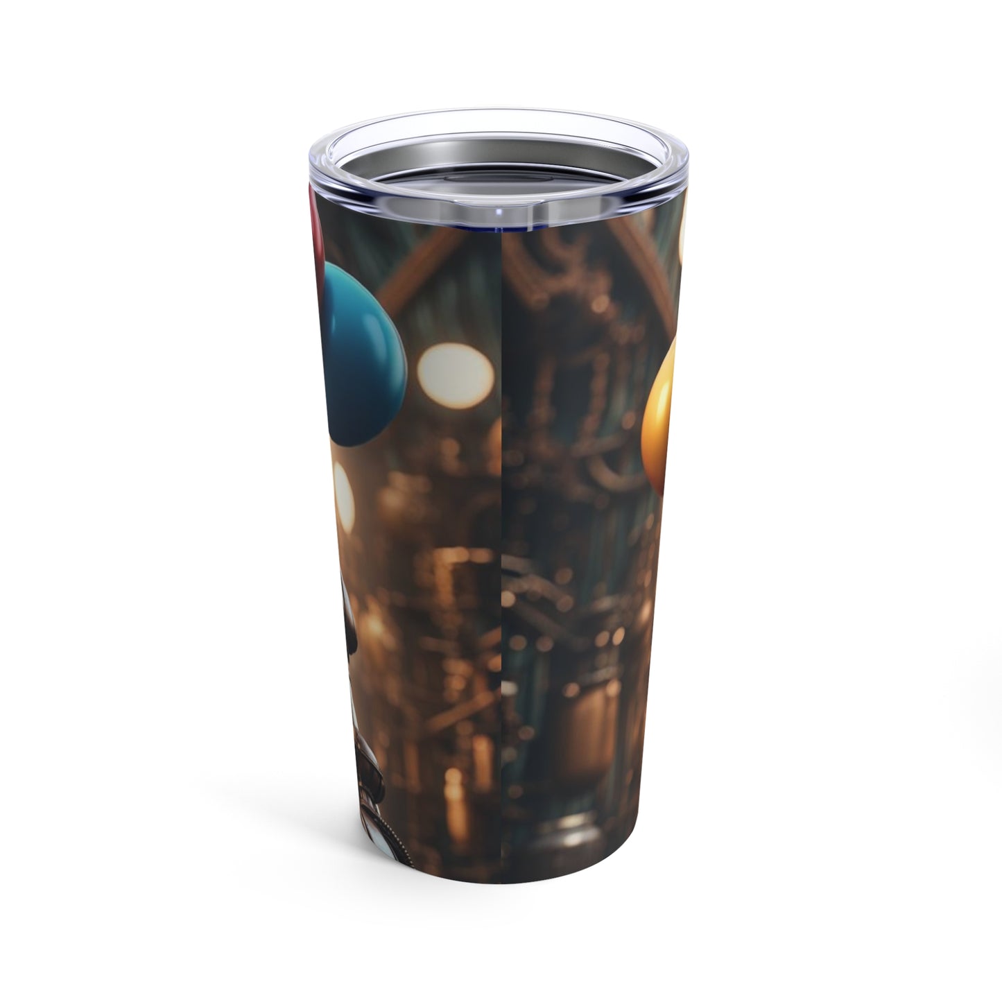 Steampunk Circus Clown NFT Art Tumbler 20oz