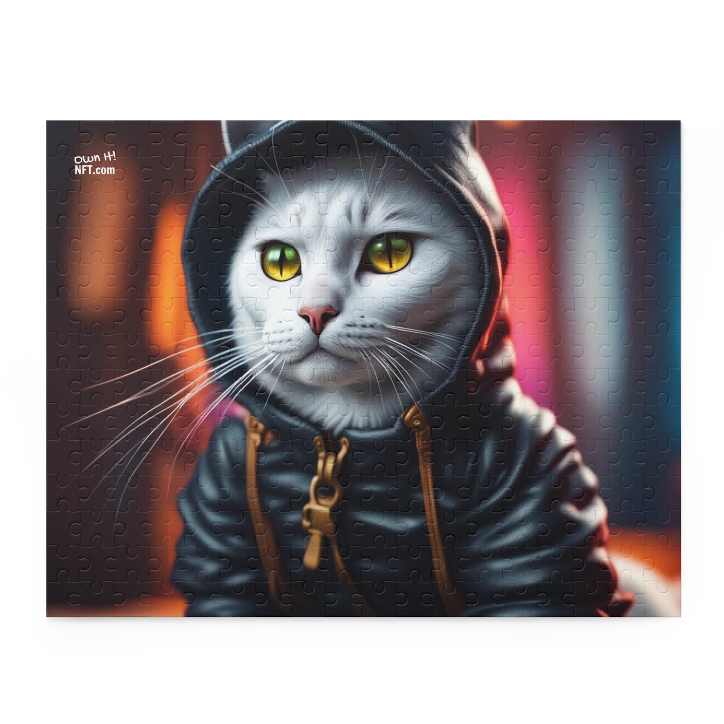 Inner City Cat Profession NFT Art Collection Puzzle (120, 252, 500-Piece)