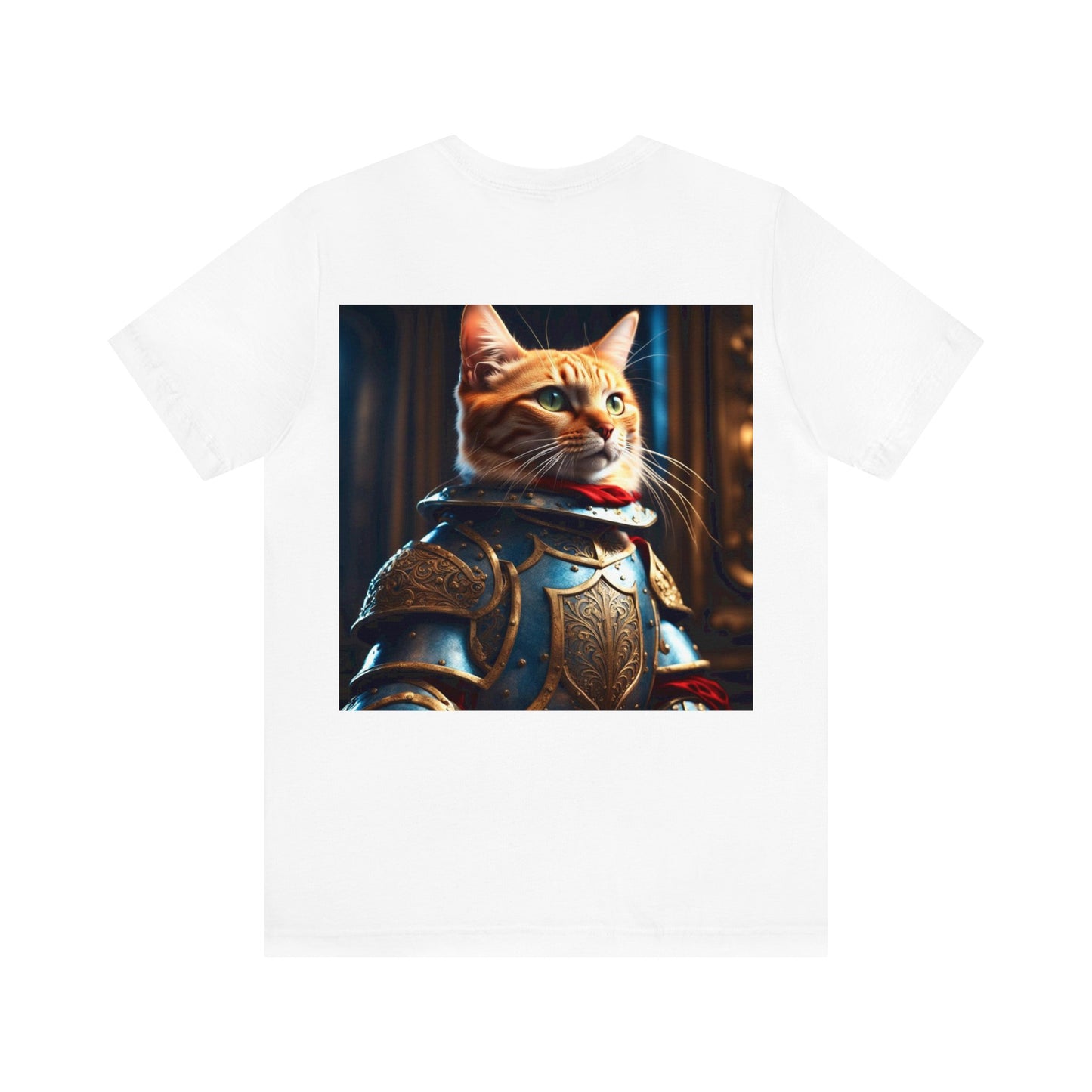 Knight of the Round Table Cat Profession NFT Art Unisex Jersey Short Sleeve Tee