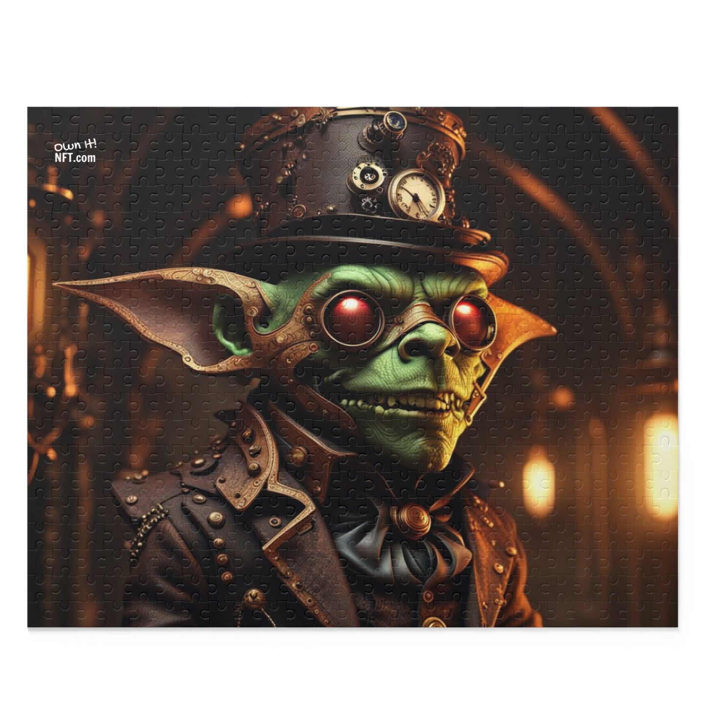 Steampunk Goblin NFT Art Collection Puzzle (120, 252, 500-Piece)