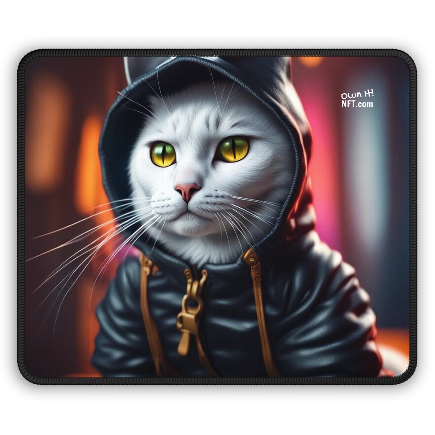 The Inner City Cat Profession NFT Art Gaming Mouse Pad