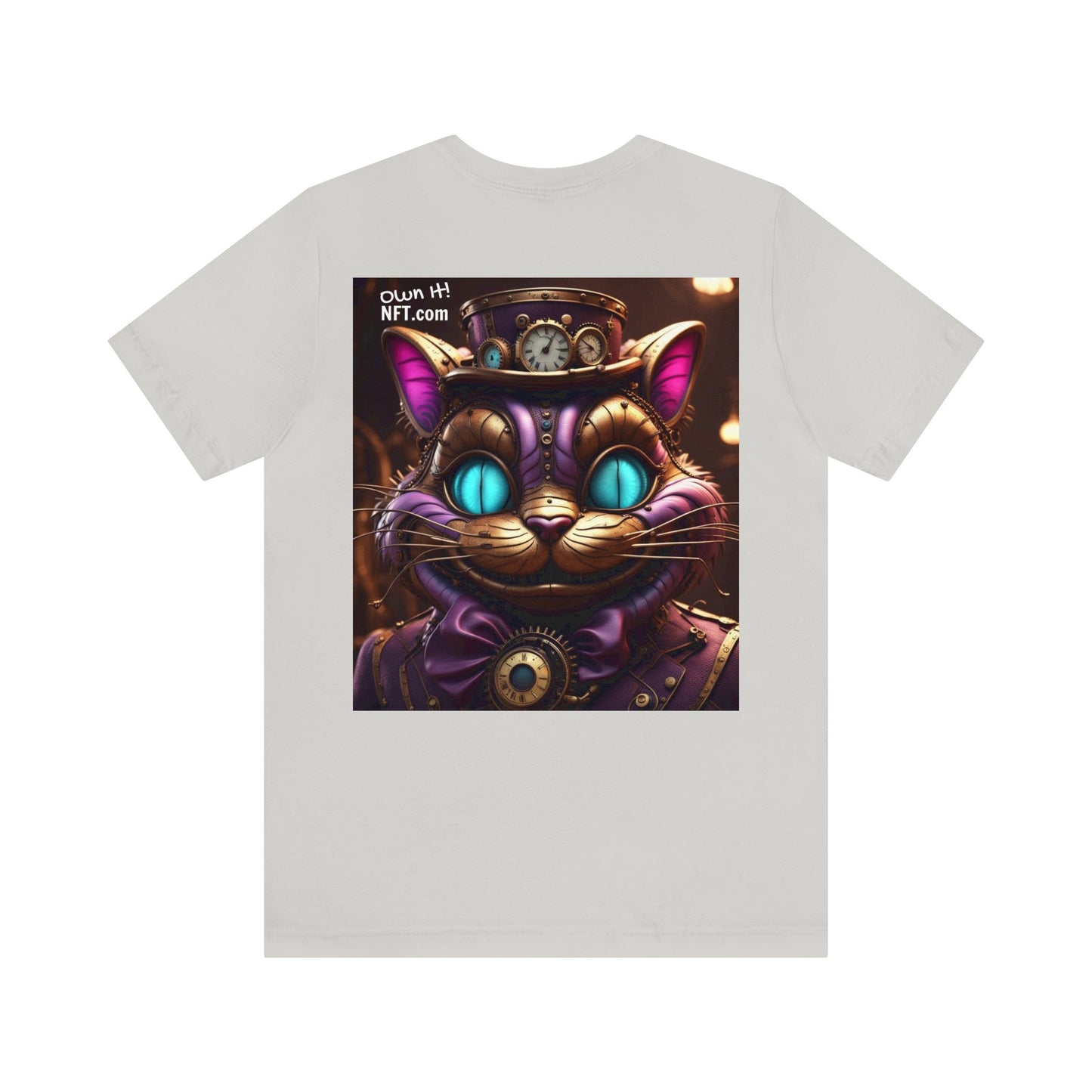 Steampunk Cat NFT Unisex Jersey Short Sleeve Tee T-Shirt