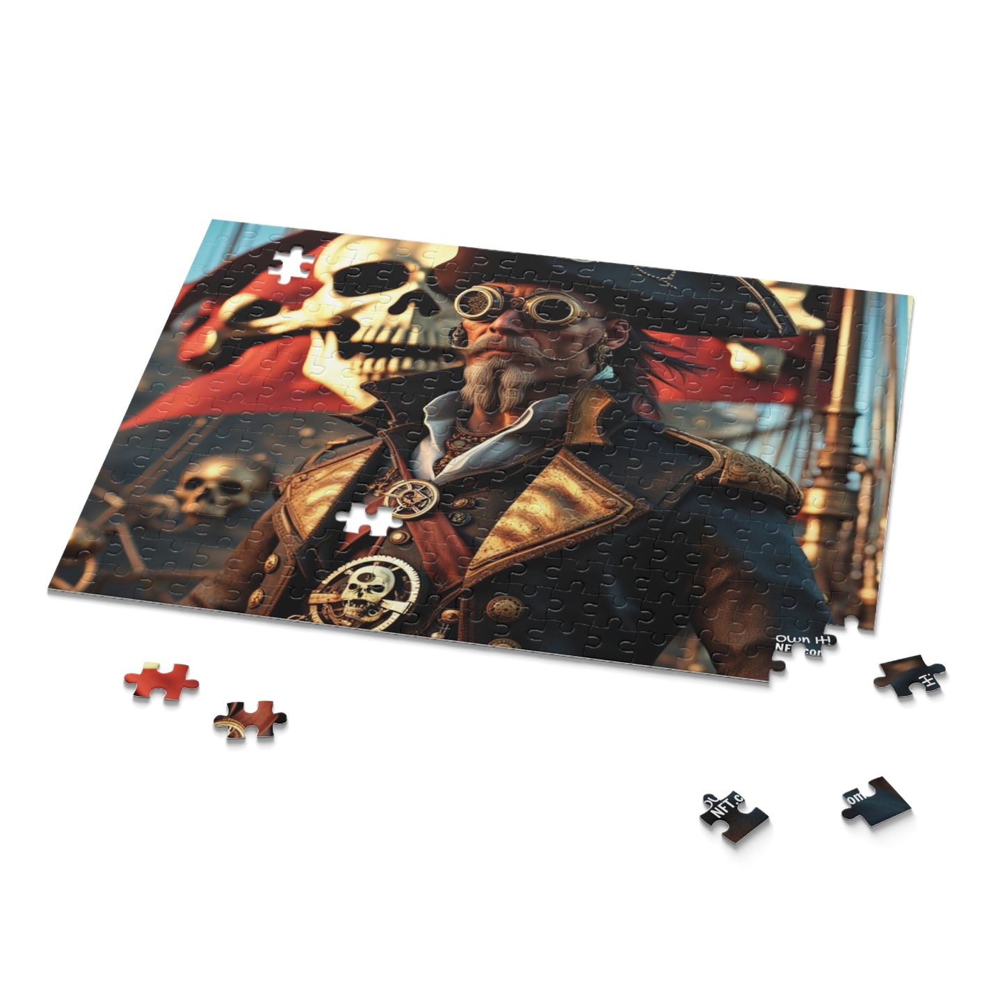 Steampunk Pirate NFT Art Collection Puzzle (120, 252, 500-Piece)